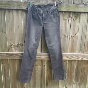 Ann Taylor Loft Modern Slim gray straight leg cords NWOT